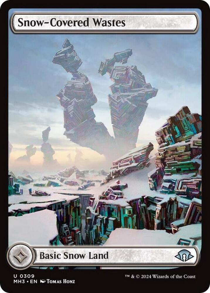 Snow-Covered Wastes 309 (Modern Horizons 3)  - Foil | Good Games Adelaide SA