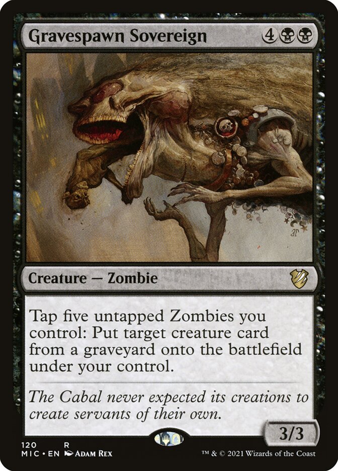 Gravespawn Sovereign 120 (Commander: Innistrad: Midnight Hunt)  | Good Games Adelaide SA