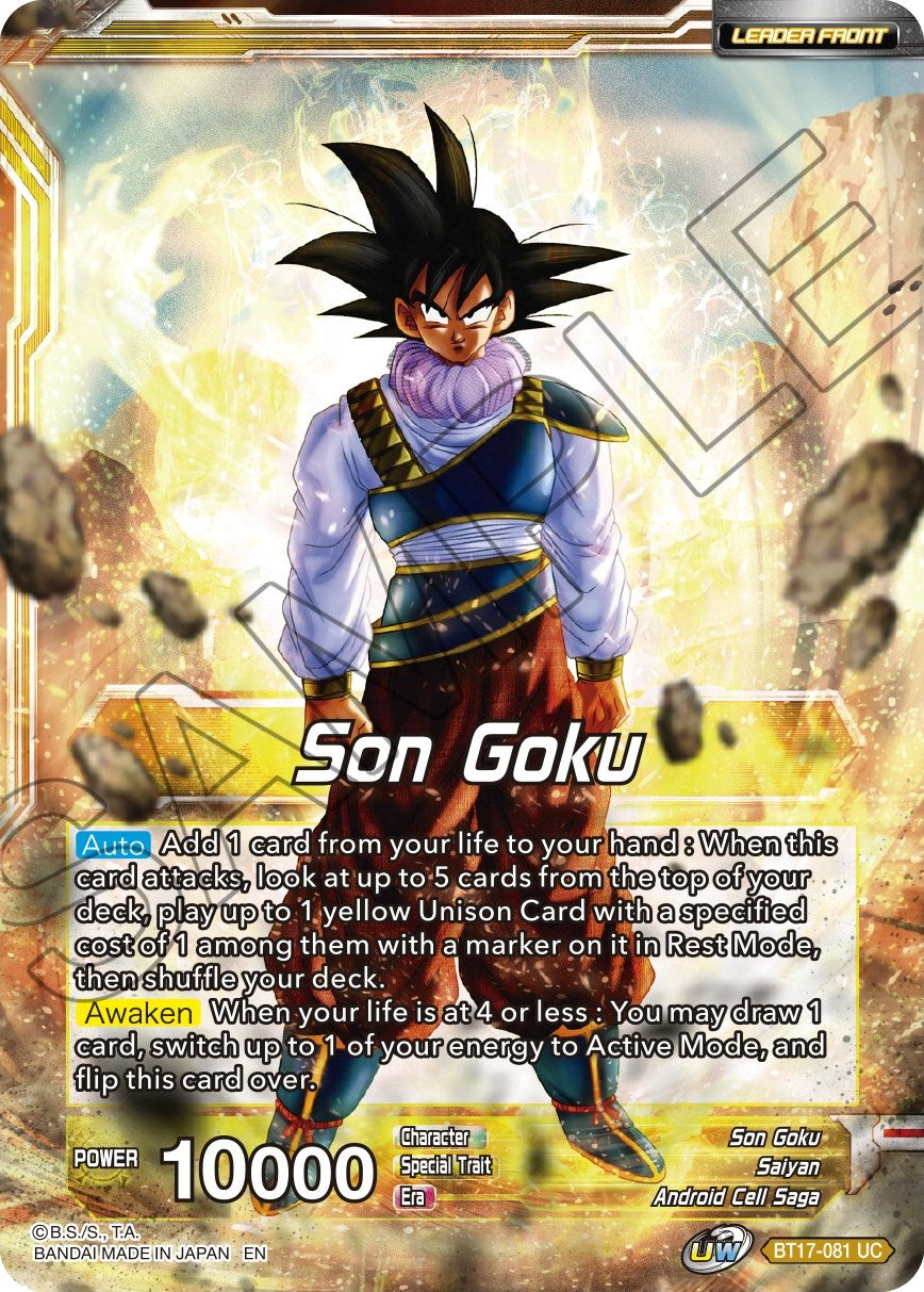 Son Goku // SS Son Goku, Fearless Fighter (BT17-081) [Ultimate Squad Prerelease Promos] | Good Games Adelaide SA