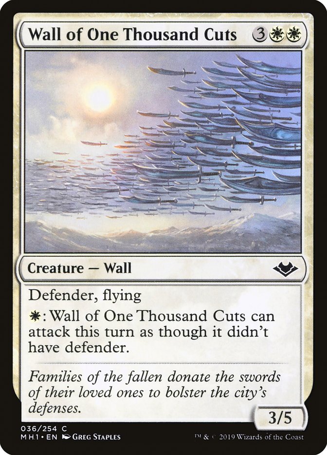 Wall of One Thousand Cuts [Modern Horizons] | Good Games Adelaide SA