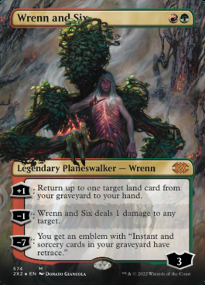 Wrenn and Six (Textured Foil) [Double Masters 2022] | Good Games Adelaide SA