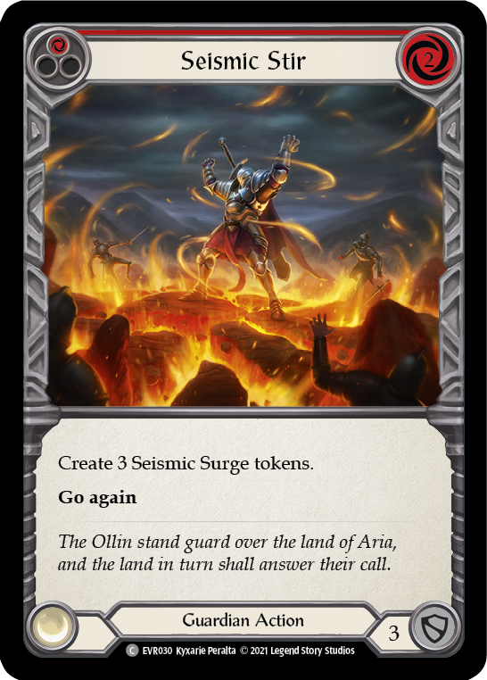 Seismic Stir (Red) [EVR030] (Everfest)  1st Edition Normal | Good Games Adelaide SA
