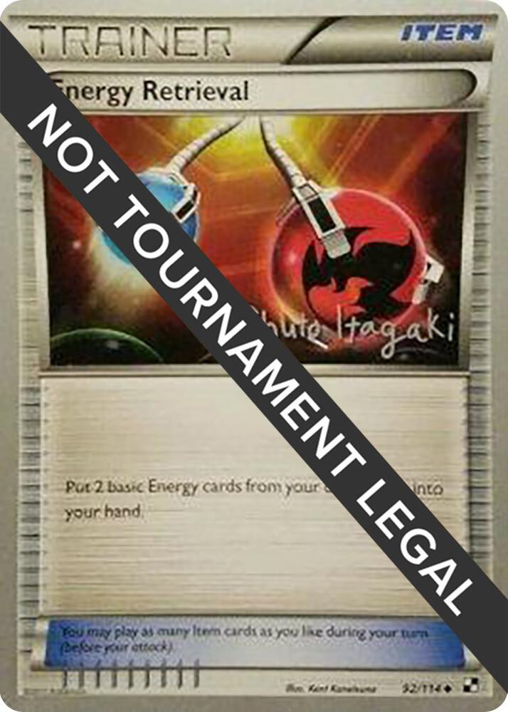 Energy Retrieval 2012 Shuto Itagaki 92/114 (World Championship Decks)  | Good Games Adelaide SA