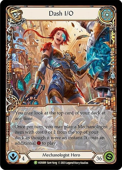 Dash I/O [HER089] (Promo)  Cold Foil | Good Games Adelaide SA