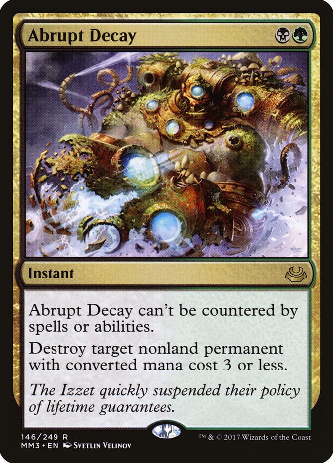 Abrupt Decay 146 (Modern Masters 2017)  - Foil | Good Games Adelaide SA