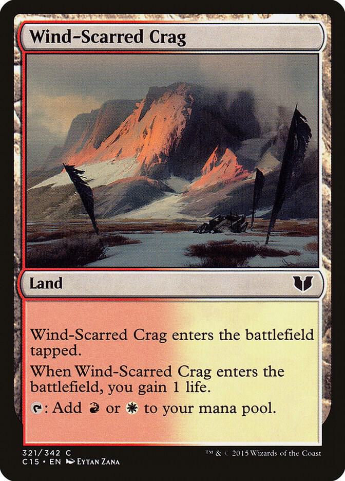 Wind Scarred Crag 321 (Commander 2015)  | Good Games Adelaide SA