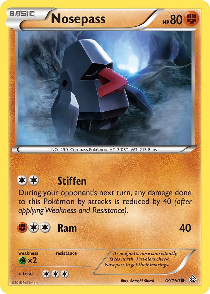 Nosepass 78/160 (XY - Primal Clash)  | Good Games Adelaide SA