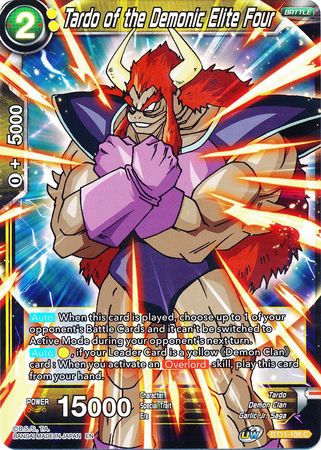 Tardo of the Demonic Elite Four [BT11-108] | Good Games Adelaide SA