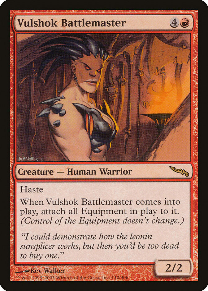Vulshok Battlemaster 110 (Mirrodin)  - Foil | Good Games Adelaide SA
