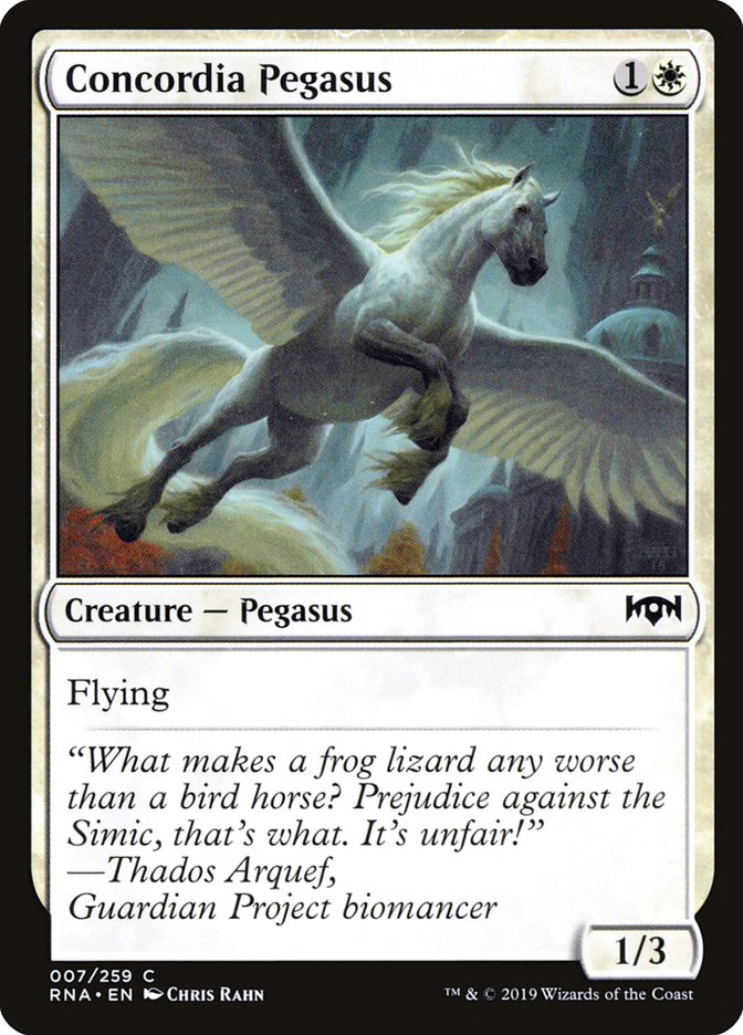 Concordia Pegasus [Ravnica Allegiance] | Good Games Adelaide SA