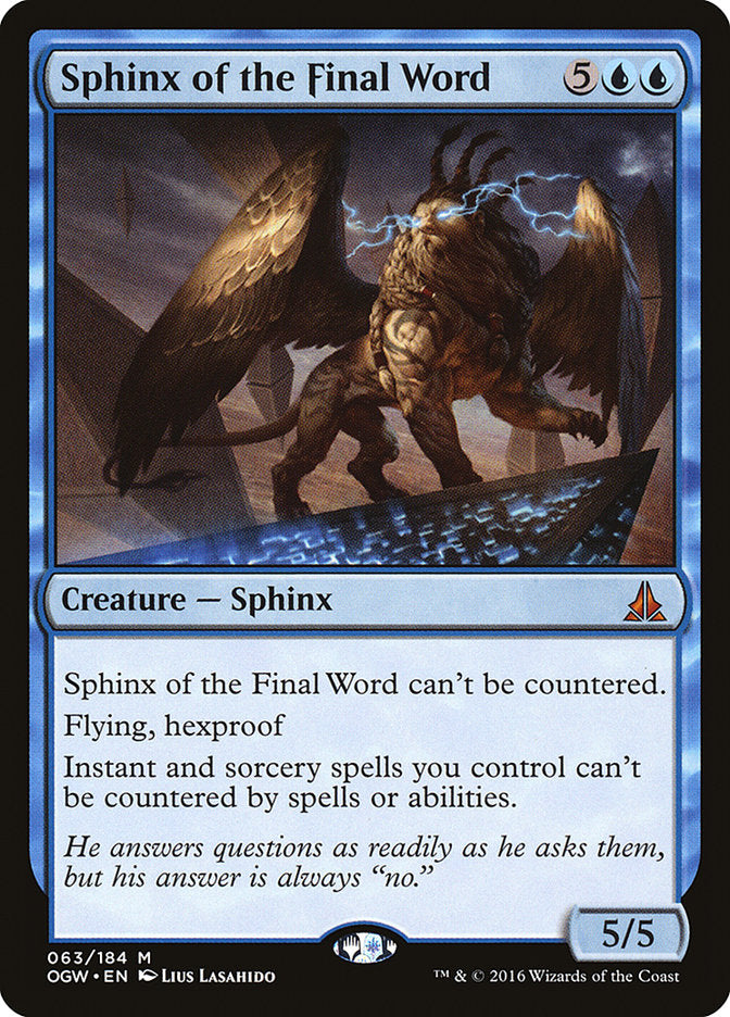 Sphinx of the Final Word [Oath of the Gatewatch] | Good Games Adelaide SA