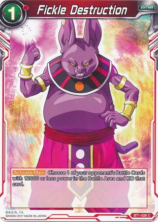 Fickle Destruction [BT1-026] | Good Games Adelaide SA