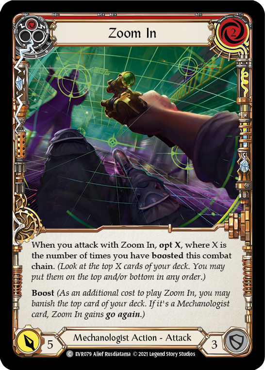 Zoom In (Red) [EVR079] (Everfest)  1st Edition Normal | Good Games Adelaide SA
