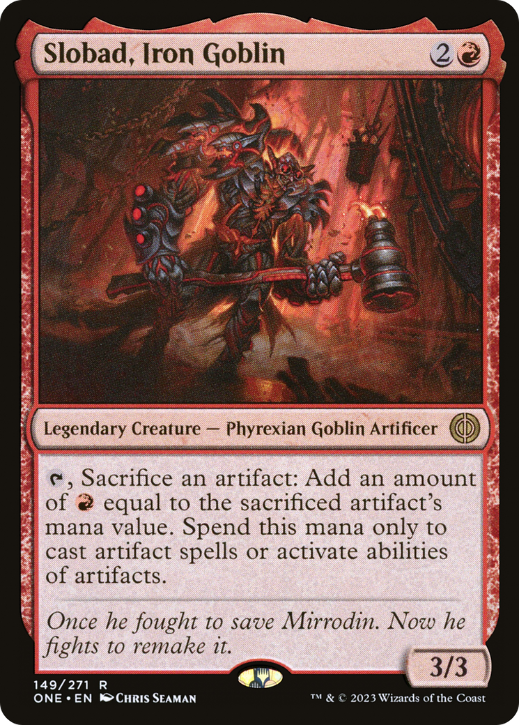 Slobad, Iron Goblin [Phyrexia: All Will Be One] | Good Games Adelaide SA