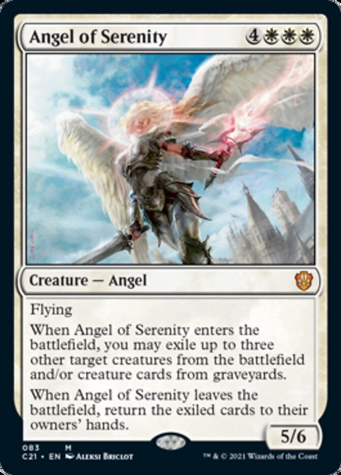 Angel of Serenity [Commander 2021] | Good Games Adelaide SA