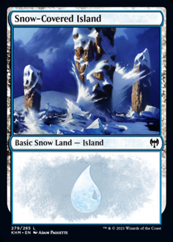 Snow-Covered Island (279) [Kaldheim] | Good Games Adelaide SA