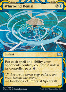 Whirlwind Denial  (Etched Foil) [Strixhaven Mystical Archive] | Good Games Adelaide SA