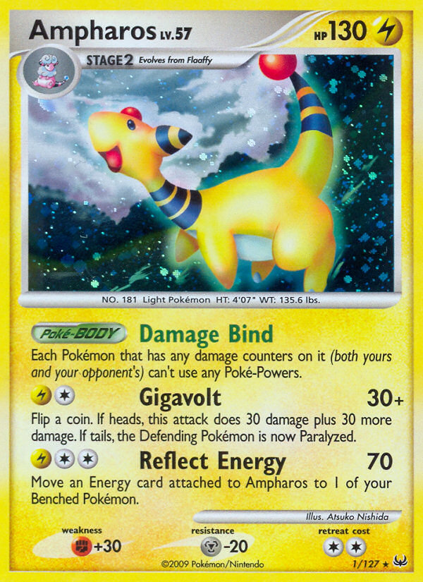 Ampharos (1/127) [Platinum: Base Set] | Good Games Adelaide SA