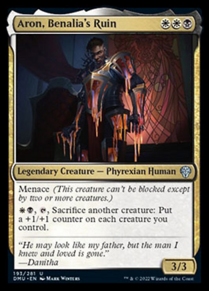 Aron, Benalia's Ruin [Dominaria United] | Good Games Adelaide SA