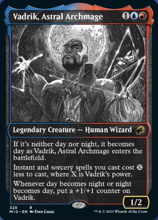 Vadrik, Astral Archmage (Showcase Eternal Night) [Innistrad: Midnight Hunt] | Good Games Adelaide SA