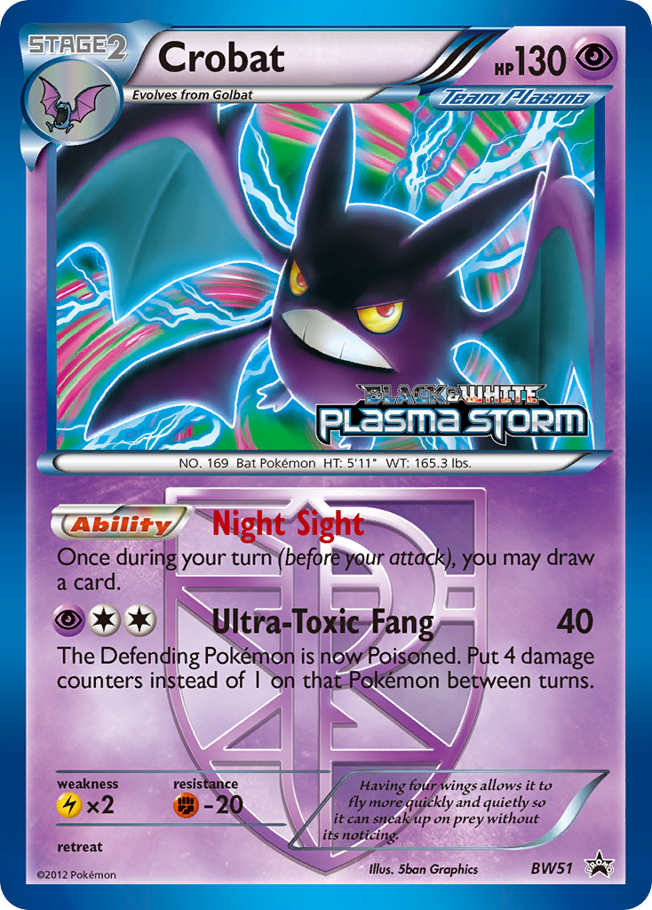 Crobat (BW51) [Black & White: Black Star Promos] | Good Games Adelaide SA