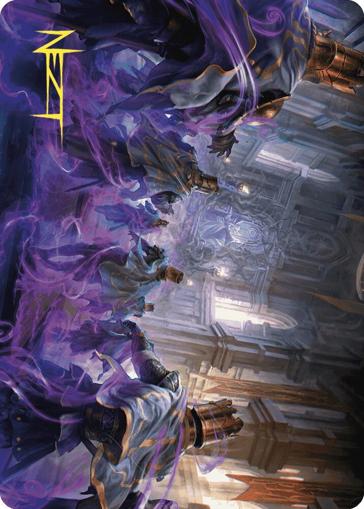 Eerie Interference Art Card Gold Stamped Signature 4 (Art Series: Wilds of Eldraine)  | Good Games Adelaide SA