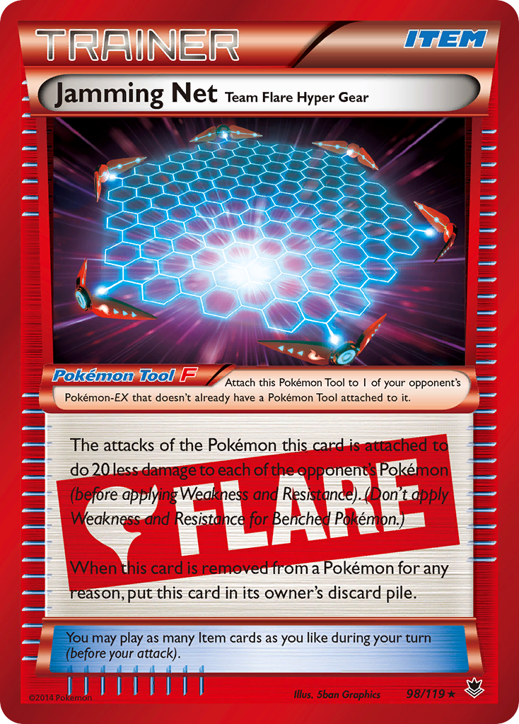 Jamming Net Team Flare Hyper Gear (98/119) [XY: Phantom Forces] | Good Games Adelaide SA