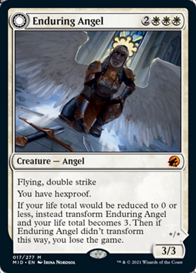 Enduring Angel // Angelic Enforcer [Innistrad: Midnight Hunt] | Good Games Adelaide SA