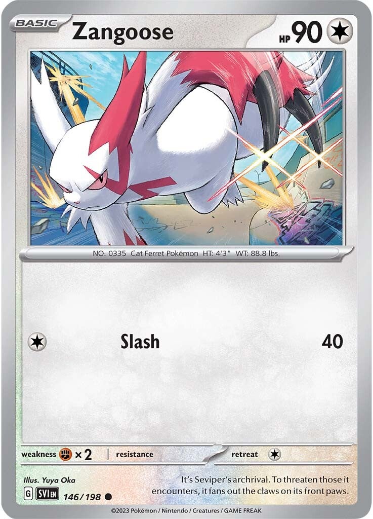 Zangoose (146/198) [Scarlet & Violet: Base Set] | Good Games Adelaide SA