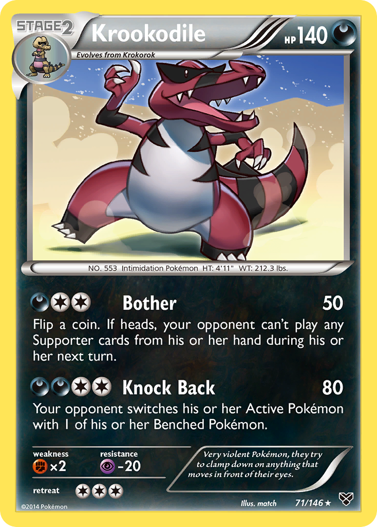 Krookodile (71/146) [XY: Base Set] | Good Games Adelaide SA