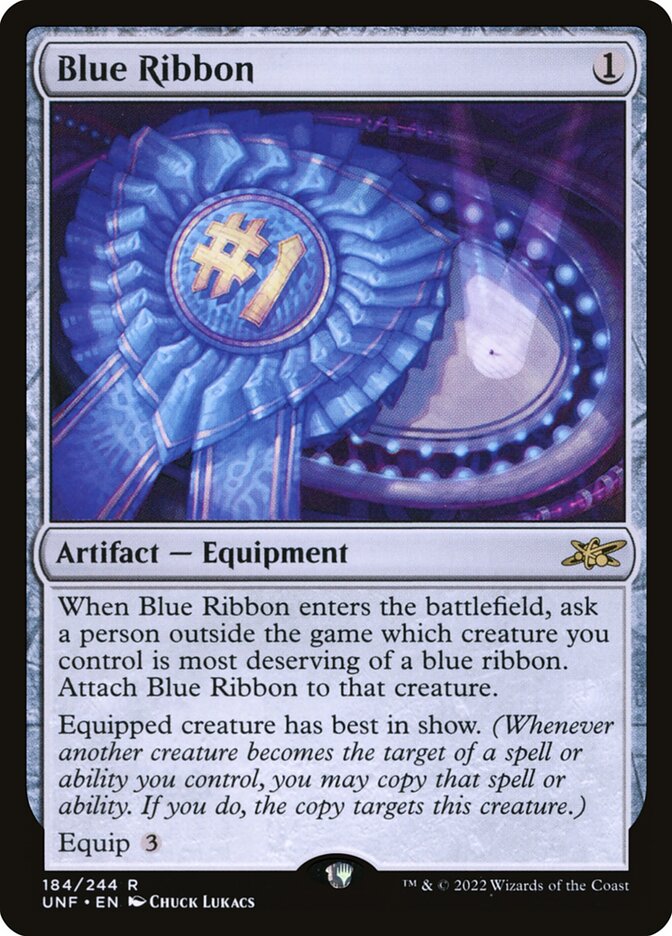 Blue Ribbon 184 (Unfinity)  - Foil | Good Games Adelaide SA