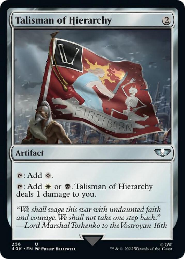 Talisman of Hierarchy Surge Foil 256 (Universes Beyond: Warhammer 40,000)  - Foil | Good Games Adelaide SA