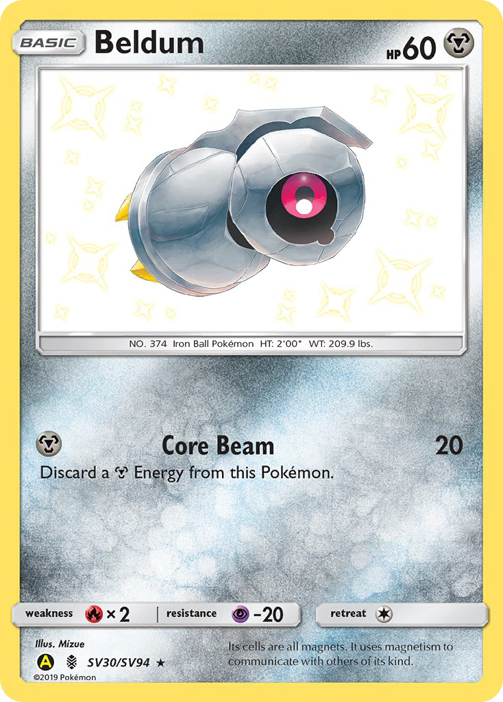 Beldum (SV30/SV94) [Sun & Moon: Hidden Fates - Shiny Vault] | Good Games Adelaide SA