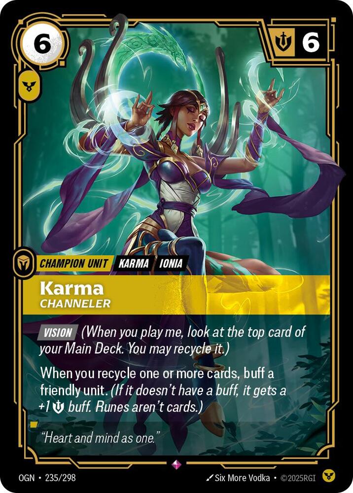 Karma Channeler 235/298 (Origins)  - Foil | Good Games Adelaide SA