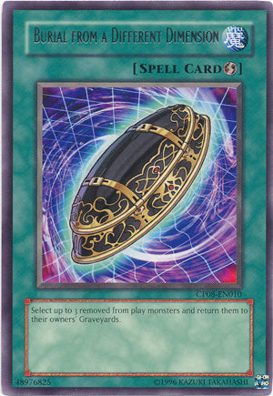 Burial from a Different Dimension [CP08-EN010] Rare | Good Games Adelaide SA