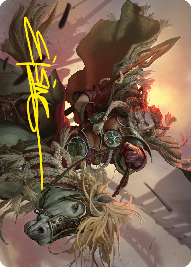 Eomer of the Riddermark Art Card (Gold-Stamped Signature) [The Lord of the Rings: Tales of Middle-earth Art Series] | Good Games Adelaide SA