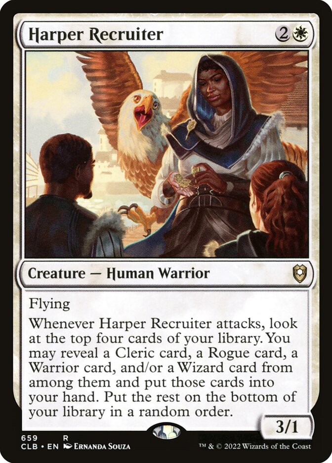 Harper Recruiter 659 (Commander Legends: Battle for Baldur's Gate)  | Good Games Adelaide SA
