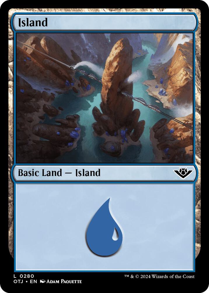 Island 280/286 (Outlaws of Thunder Junction)  - Foil | Good Games Adelaide SA
