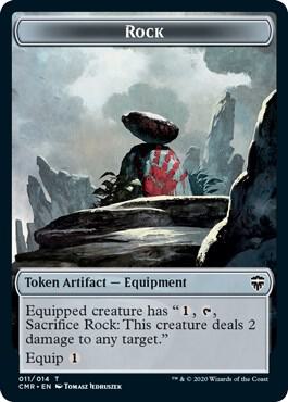 Rock Soldier Double Sided Token 11 // 2 (Commander Legends)  - Foil | Good Games Adelaide SA
