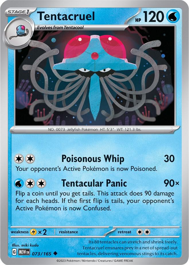 Tentacruel 073/165 (SV: Scarlet & Violet 151)  | Good Games Adelaide SA