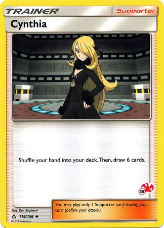 Cynthia (119/156) (Charizard Stamp #59) [Battle Academy 2020] | Good Games Adelaide SA