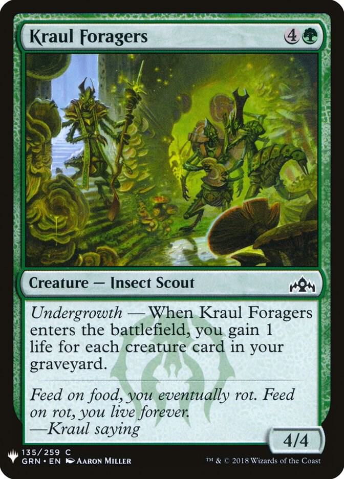 Kraul Foragers 135 (The List Reprints)  | Good Games Adelaide SA