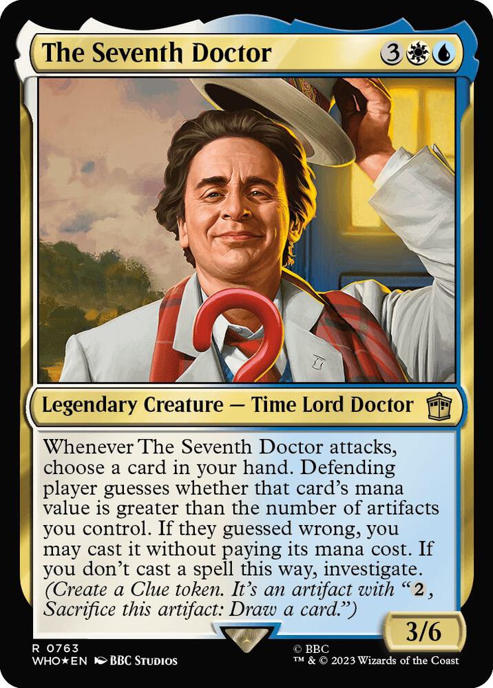 The Seventh Doctor 763 (Universes Beyond: Doctor Who)  - Foil | Good Games Adelaide SA