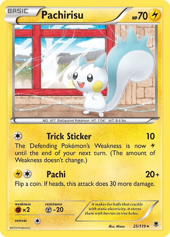 Pachirisu 25/119 (XY - Phantom Forces)  | Good Games Adelaide SA