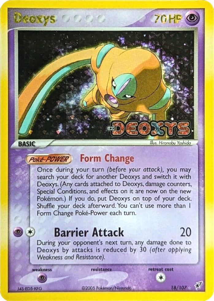 Deoxys (18/107) (Stamped) [EX: Deoxys] | Good Games Adelaide SA