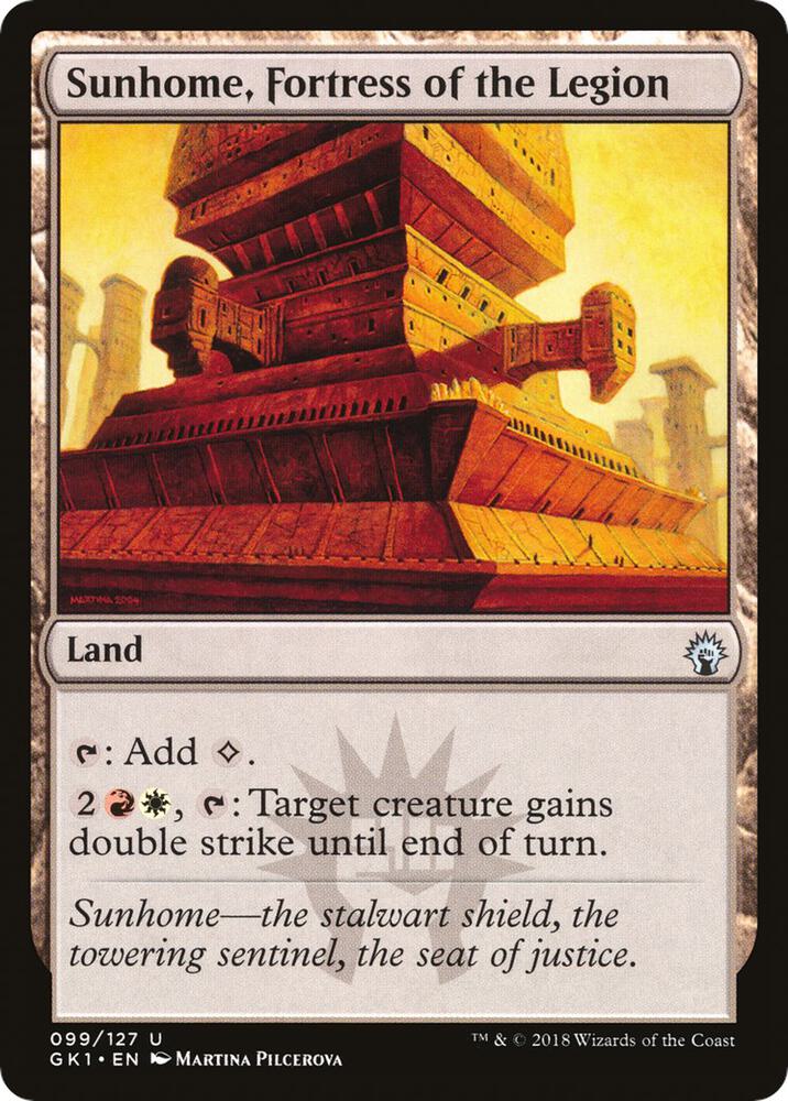 Sunhome Fortress of the Legion 99 (Guilds of Ravnica: Guild Kits)  | Good Games Adelaide SA