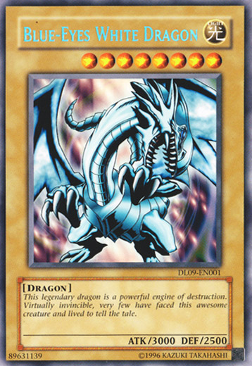 Blue-Eyes White Dragon (Blue) [DL09-EN001] Rare | Good Games Adelaide SA