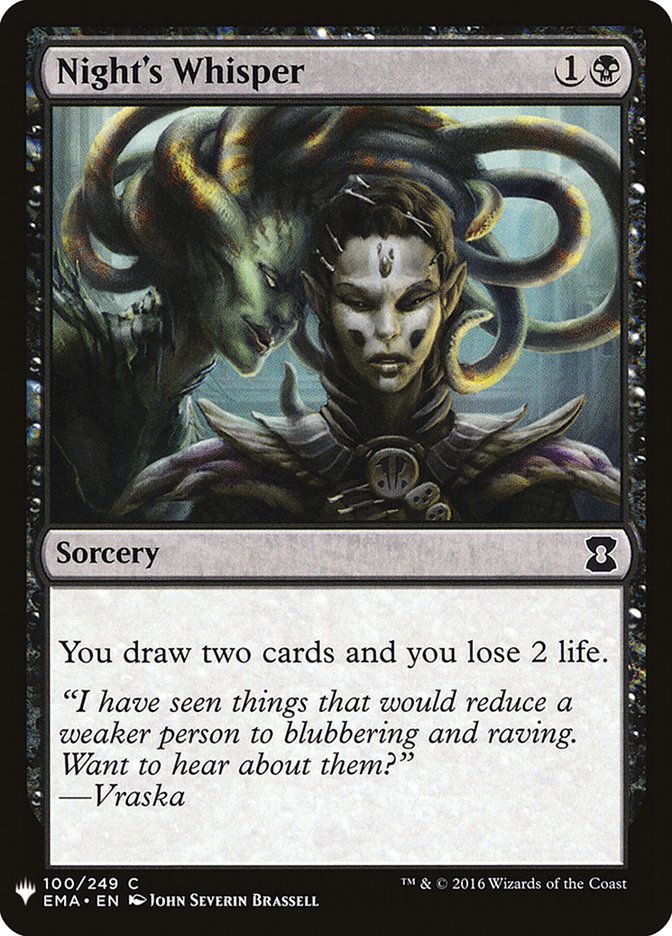 Night's Whisper [Mystery Booster] | Good Games Adelaide SA