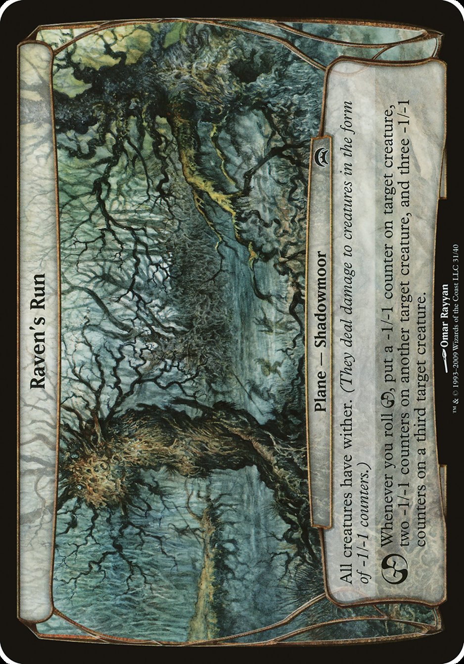 Raven's Run (Planechase) [Planechase Planes] | Good Games Adelaide SA