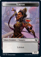 Blood // Vampire (016) Double-sided Token [Innistrad: Crimson Vow Tokens] | Good Games Adelaide SA